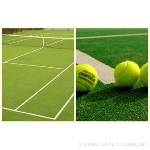 Natural Soft Tennis Court Synthetic Grass 5/32 Gauge 11mm D